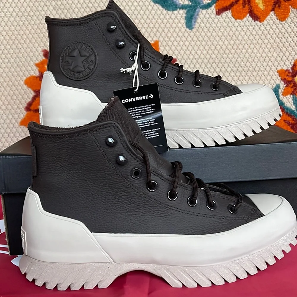 Converse A00911C CTAS LUGGED 2.0 CC HI VELVET BROWN/PAPYRUS/WHITE WMNS Platforms